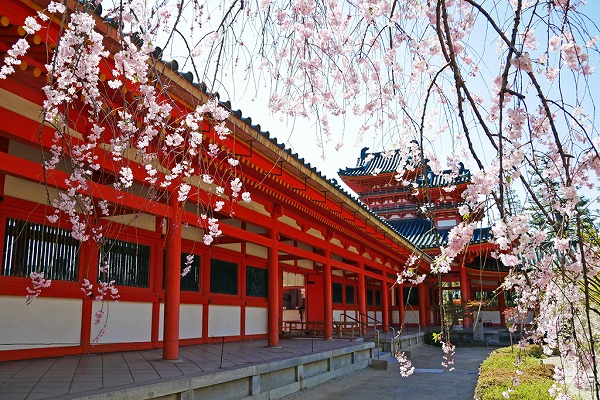 平安神宮（へいあんじんぐう） 朝堂院を模した流麗な建物